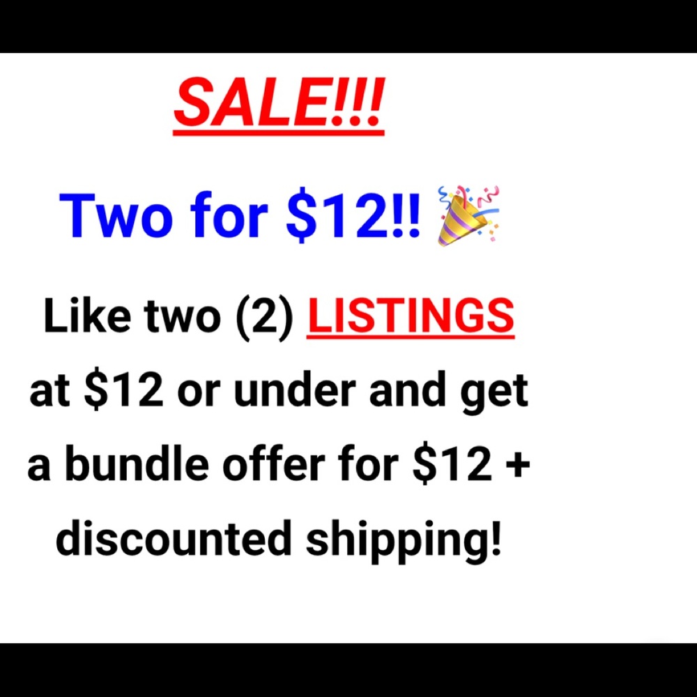 BOGO SALE!!!!